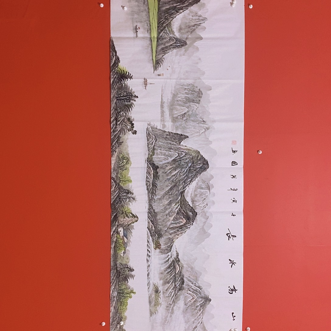 国画山水花鸟国画作品