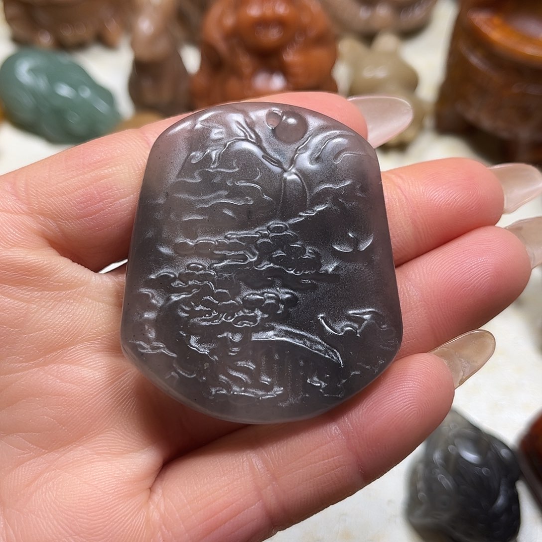 白玉菩提吊坠白玉菩提吊坠