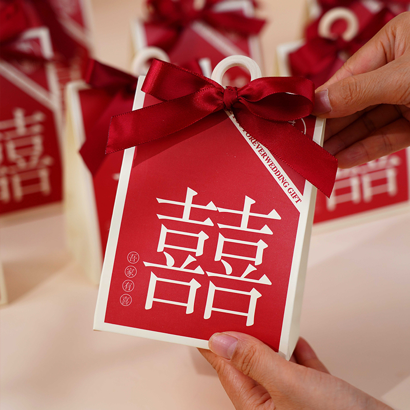 大号T结婚喜糖盒新款含糖婚礼订婚桌糖平板发货糖盒搭配好糖果