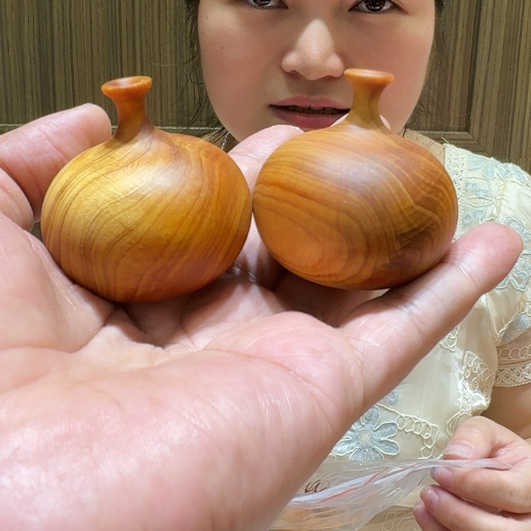 崖柏花瓶4号把件把件