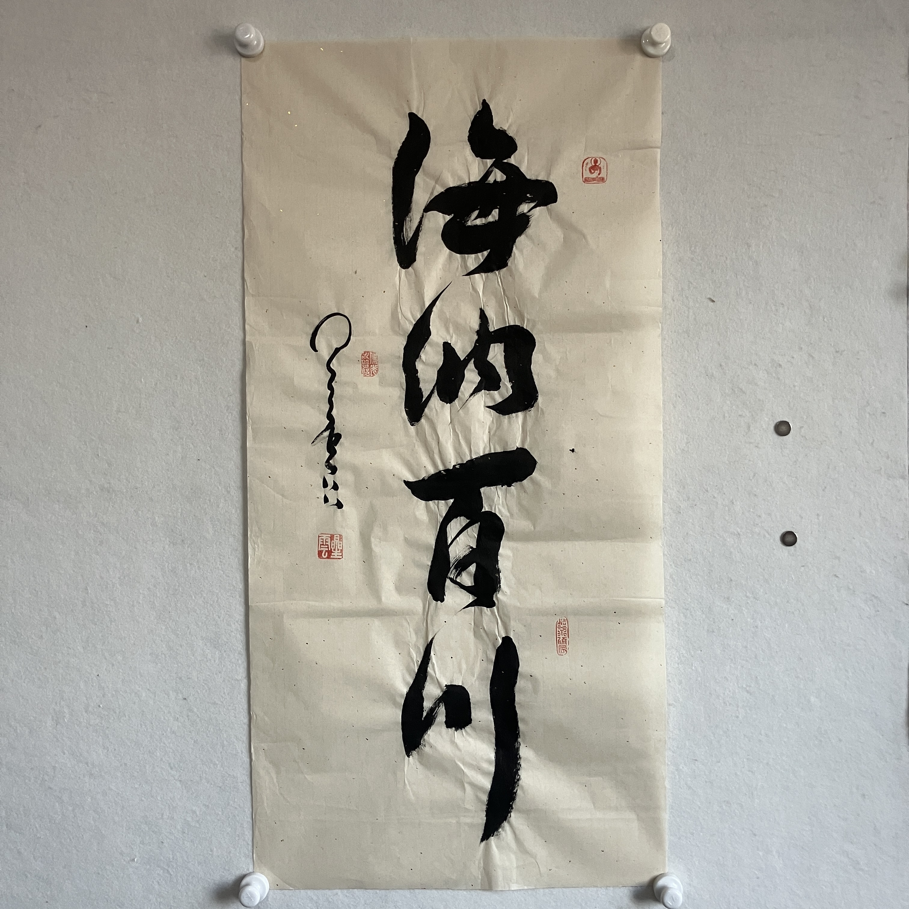 5746星云 书法 纸本水墨97×48cm