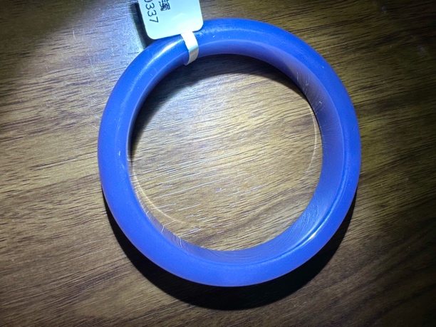 YS0337高冰烟紫玉镯（无礼盒）