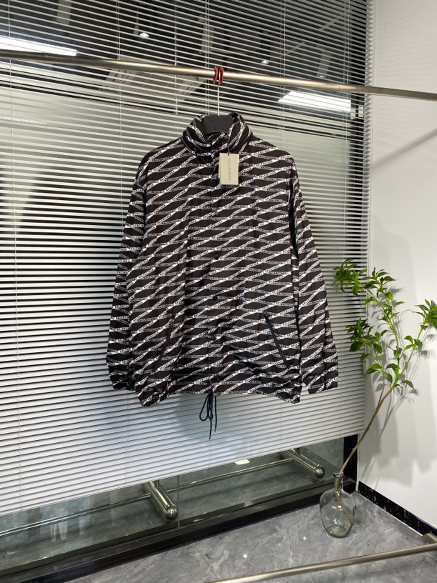 全新未使用 Balenciaga/巴黎世家 外套 弹幕满印 52码 aw2204 
