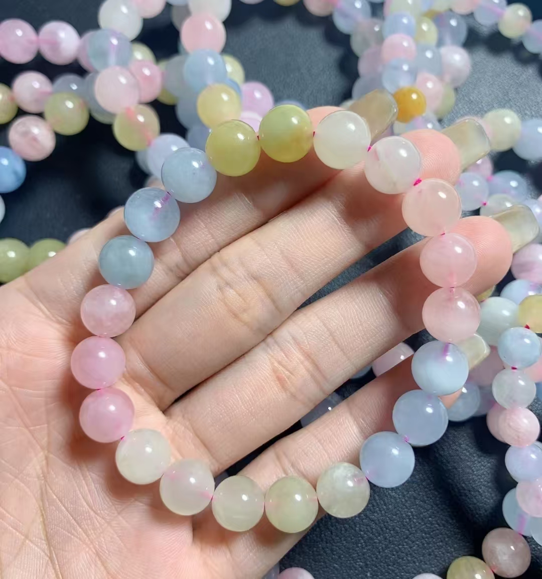 【柒玥原创】设计款 彩摩根手串 10MM 一条装