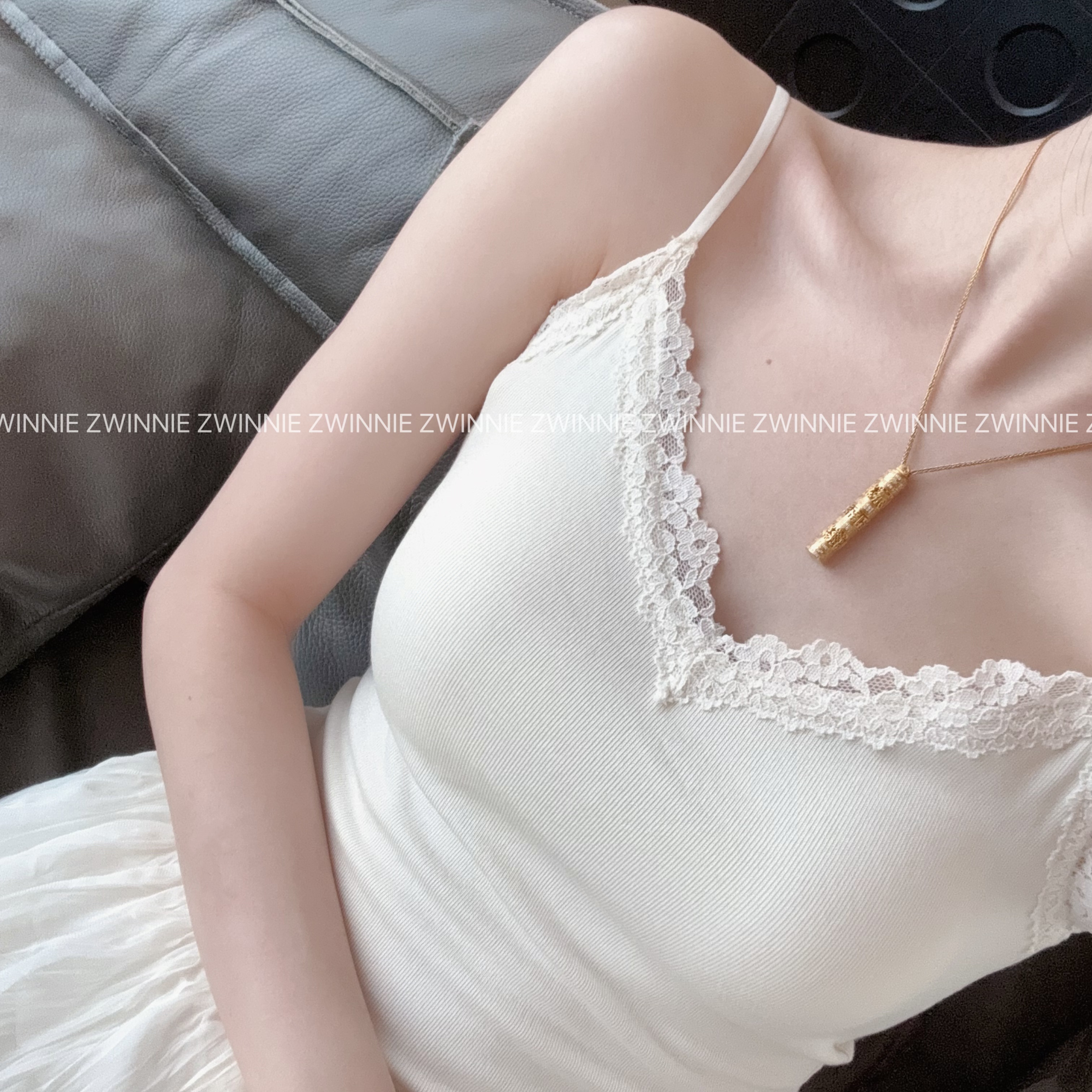 Zwinnie/詹维尼【蕾丝背心 带胸垫】 XH-WHZ202501