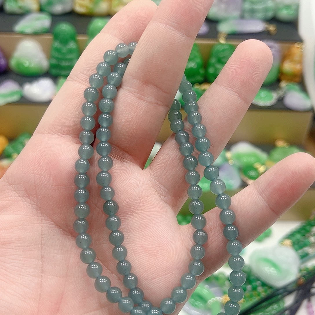 吊坠(赠链)银S925镶嵌翡翠