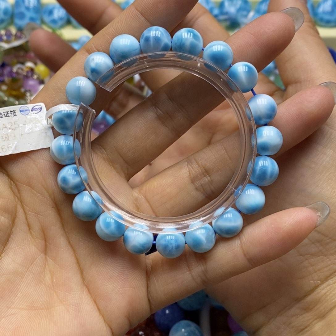 针钠钙石（海纹石）手链未镶嵌