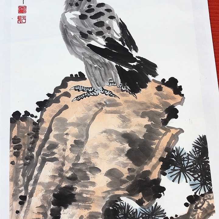 国画王*天李庆宣老先生去伪存真原作，