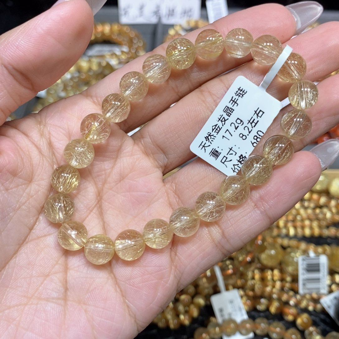 水晶手链未镶嵌萌***?芊