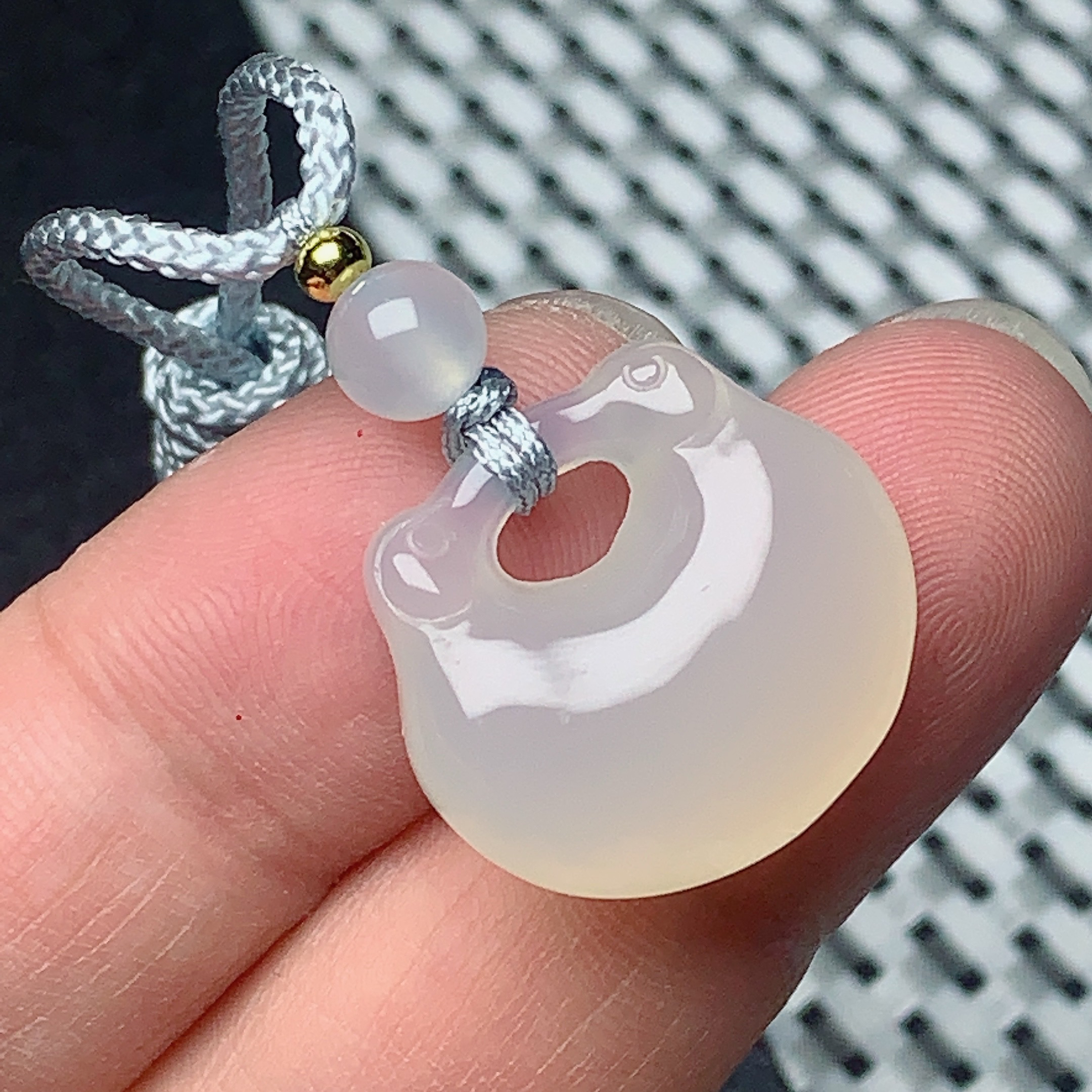 天然玛瑙福包吊坠21.4/10mm