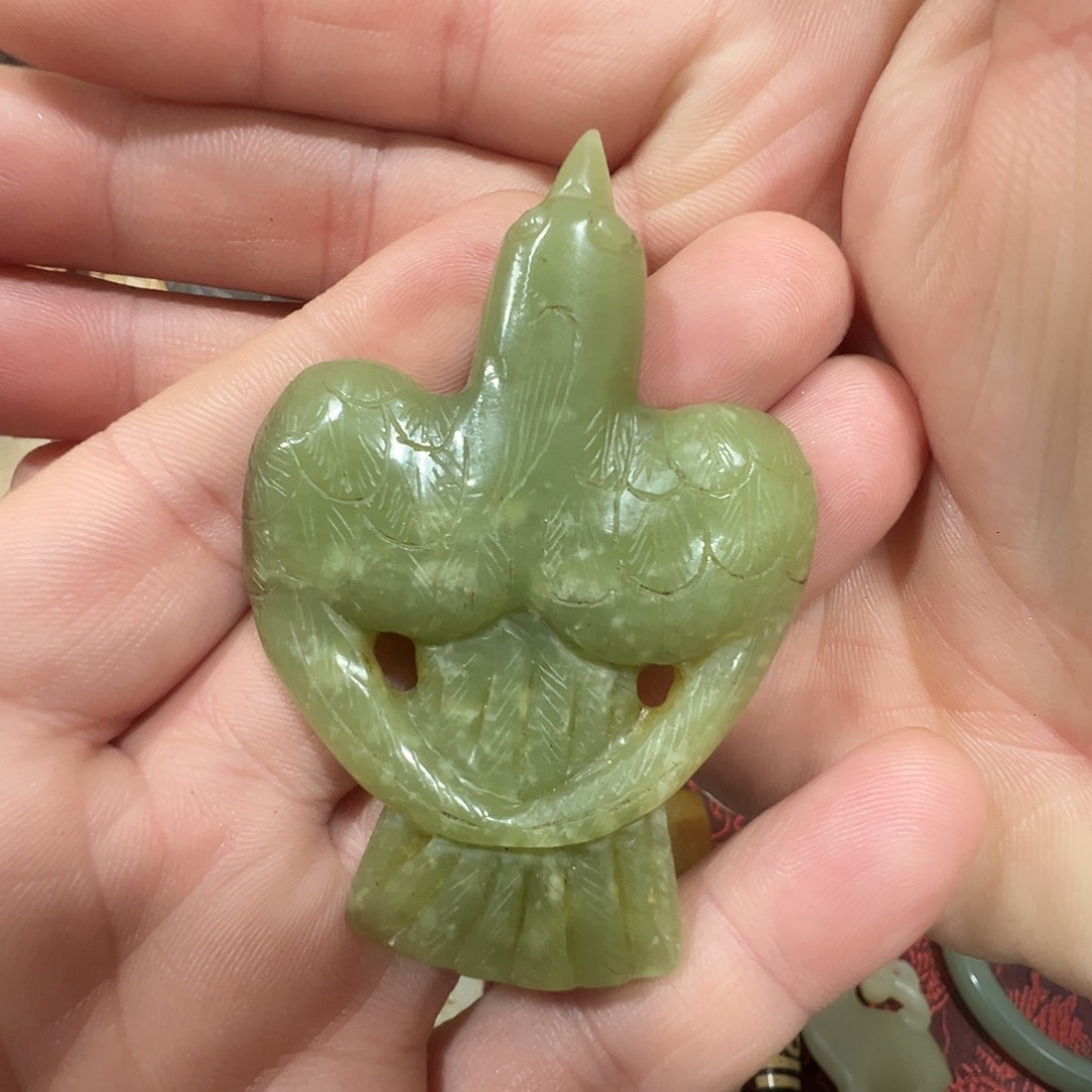 和田玉（糖玉）未镶嵌挂件