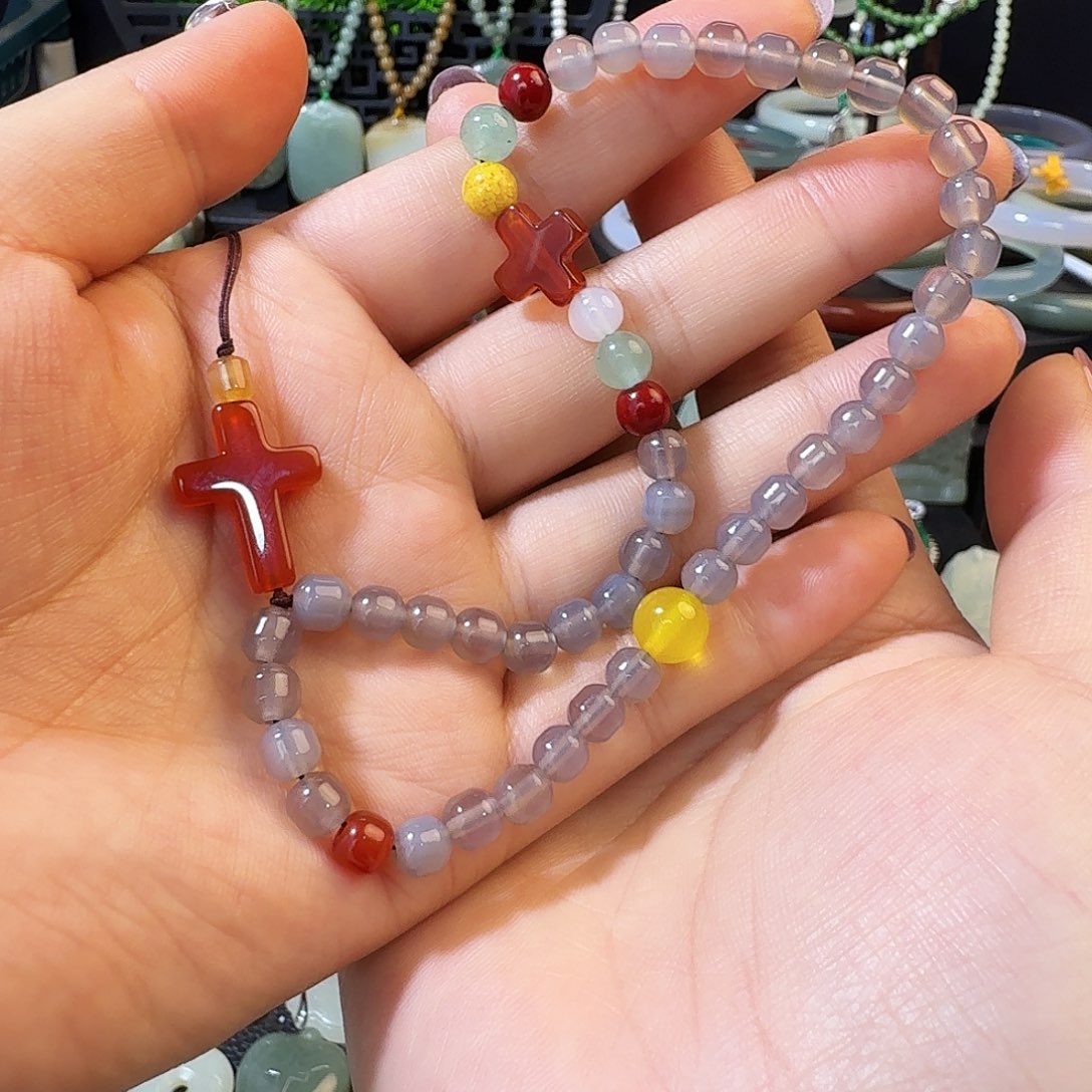 玛瑙/玉髓未镶嵌手链