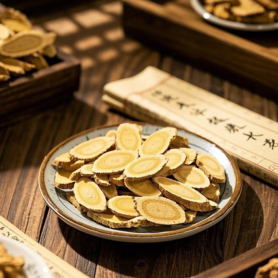 甘肃岷县黄芪大片无硫切片可泡水煲汤的特级真品