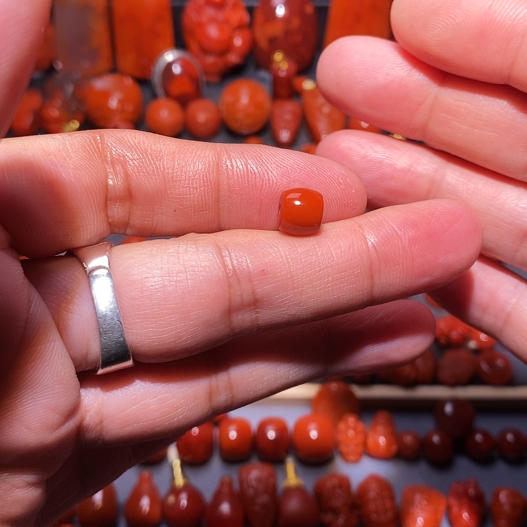 雲***生南红玛瑙未镶嵌直切8