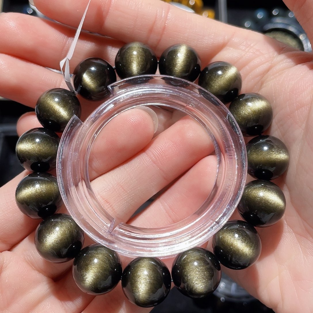 黑曜岩手链未镶嵌罗**飞