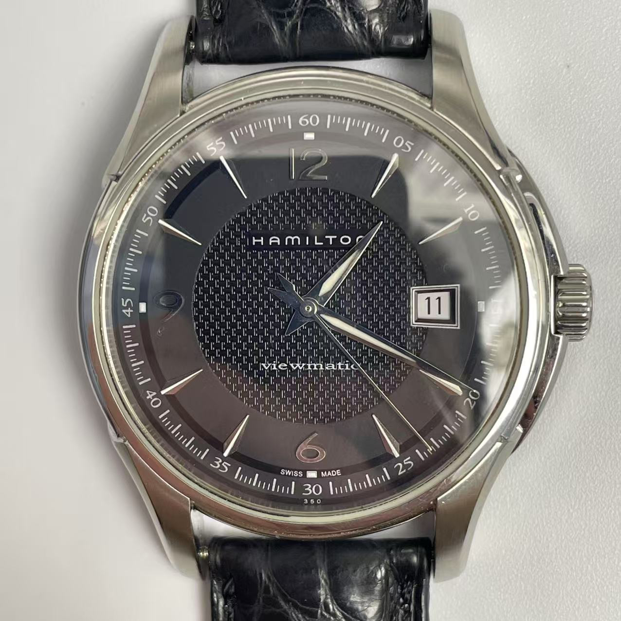 99新 Hamilton/汉米尔顿 爵士/自动机械/男士/40mm/单表后扣
