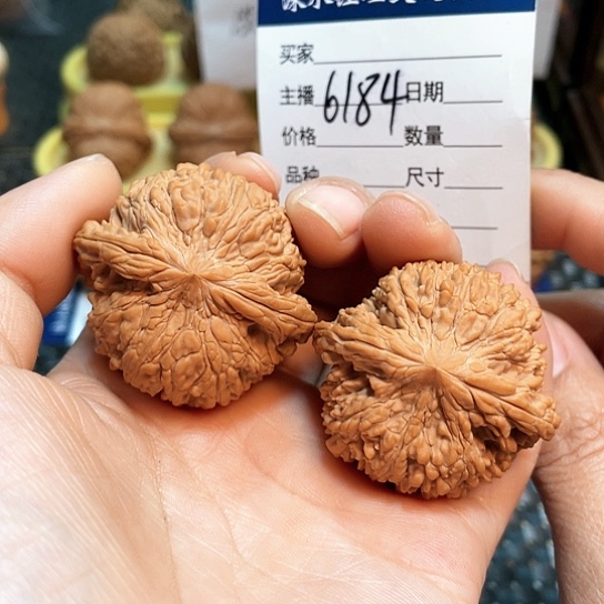 文玩核桃把件41全品和尚头头货6184