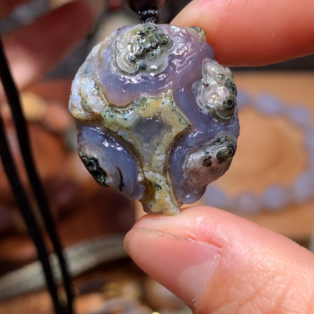 未镶嵌玛瑙/玉髓珠宝半成品