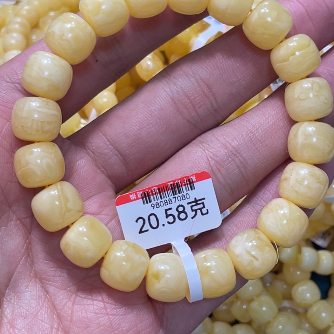 蜜蜡手链未镶嵌❦****]蜜蜡