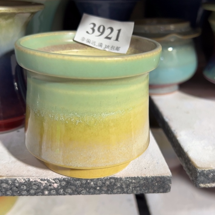 口7高7 手工花盆满30包邮