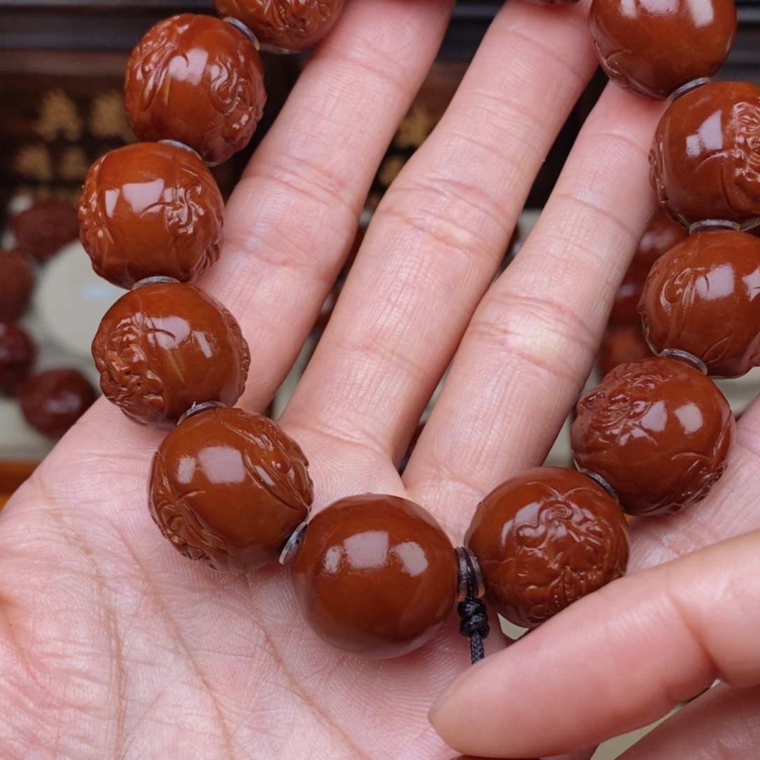 离***橄榄核吊坠十八罗汉