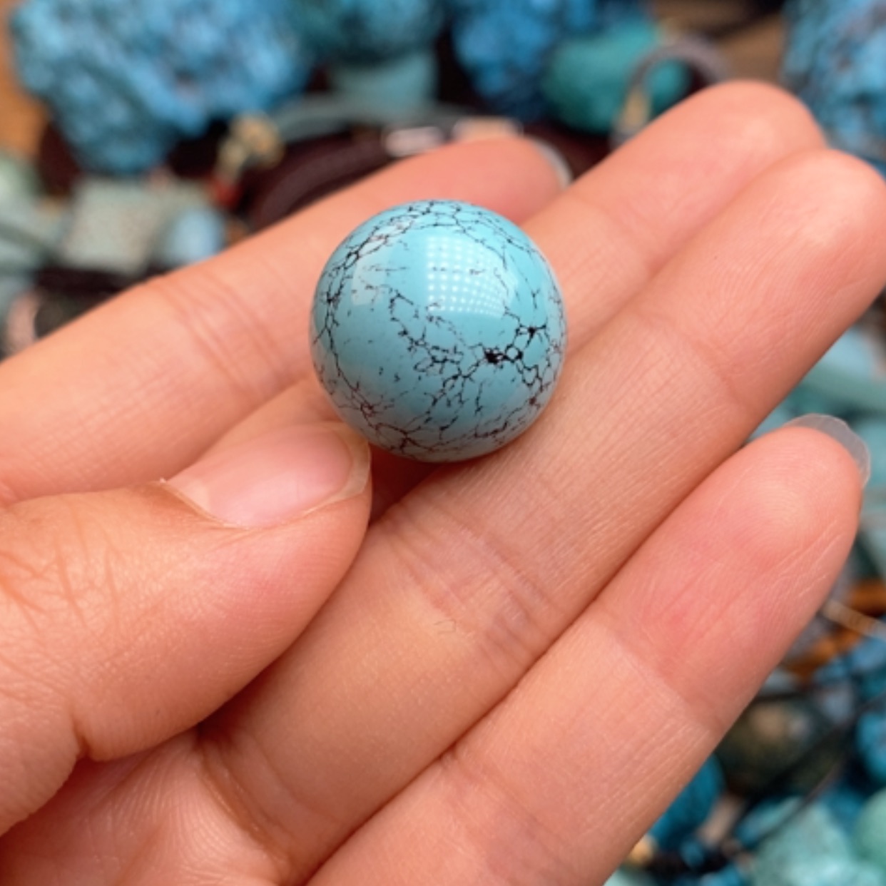 【闪购商品】绿松石珠宝半成品未镶嵌