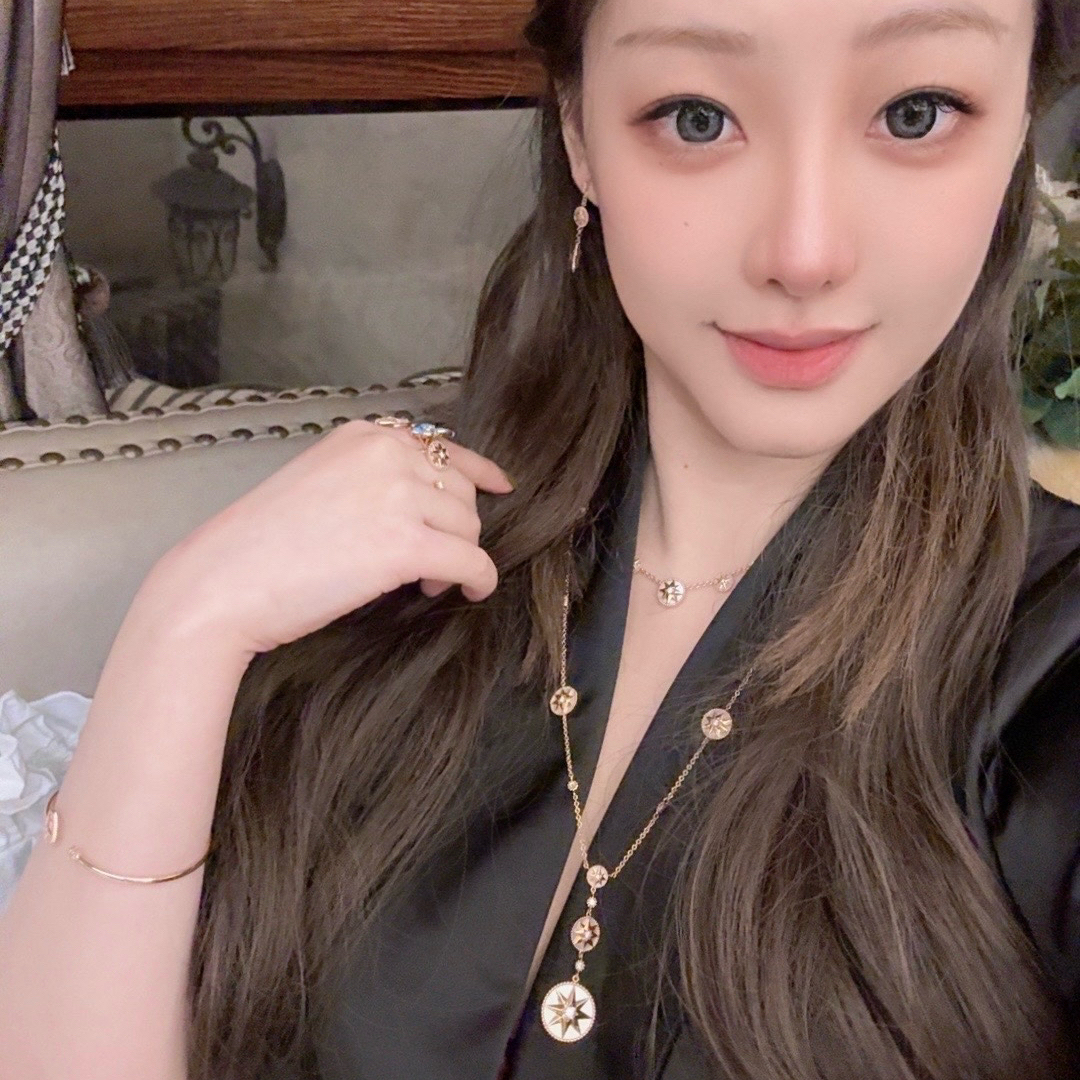 合金项链 2439 【星币系列】珠光宝气八芒星罗盘长款毛衣链