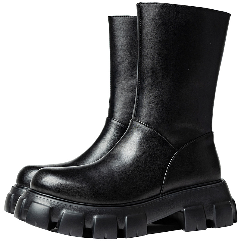 马丁靴靴图片非实物直播间下单默认微瑕疵