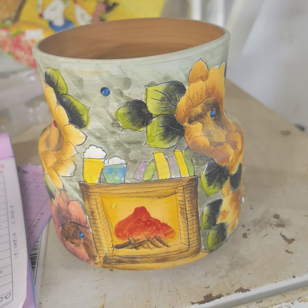 花盆红泥景德镇花盆