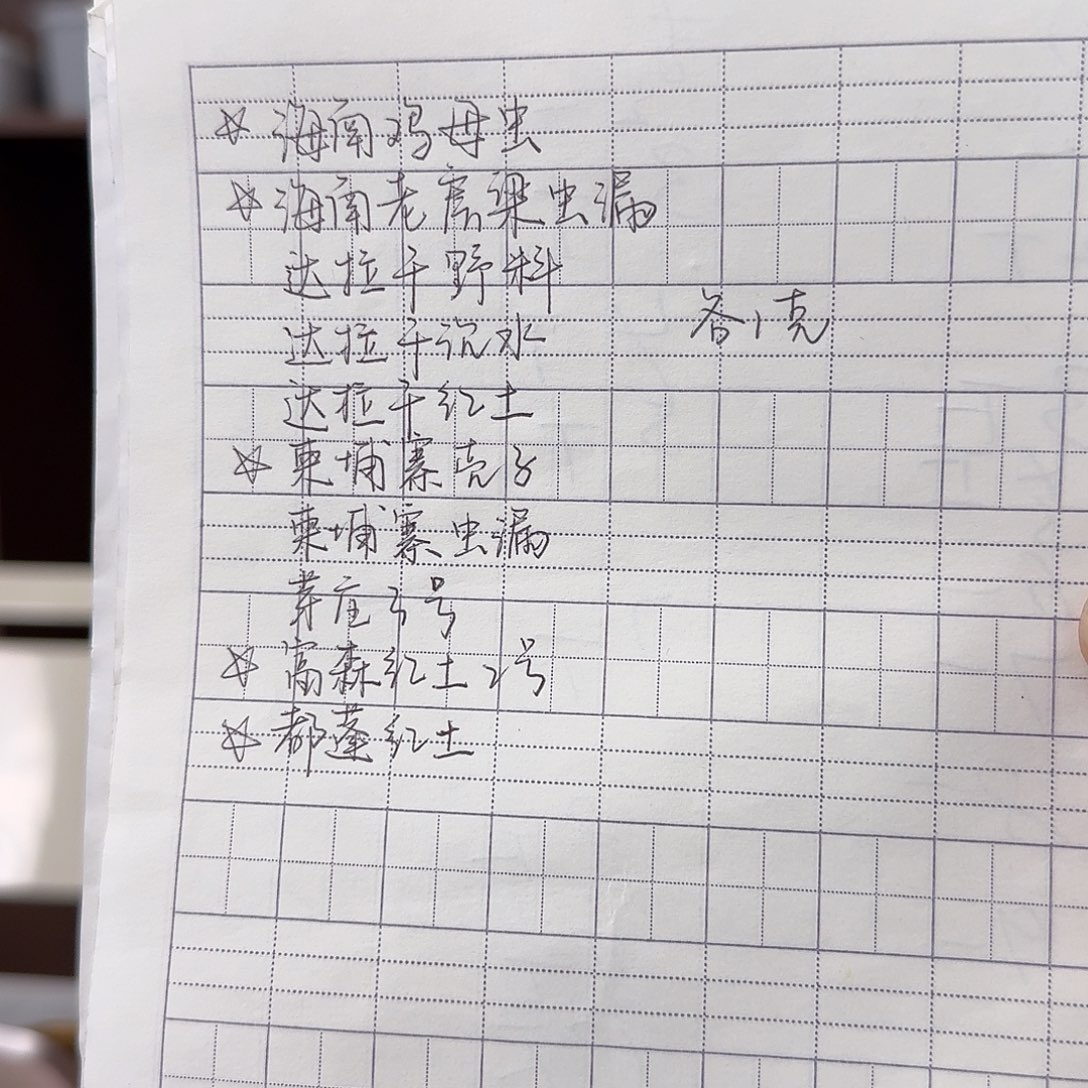 10款线香试用香各1克