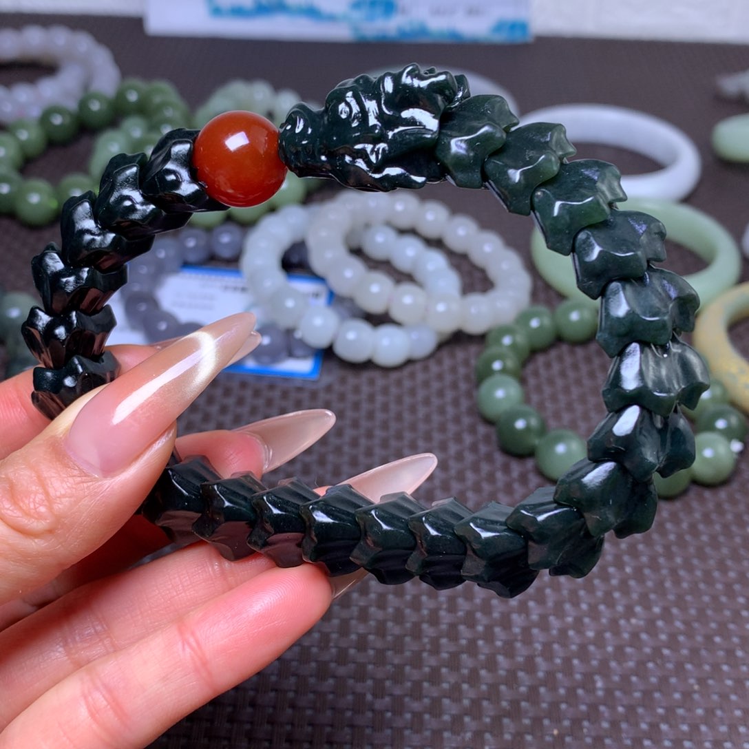 未镶嵌手串和田玉卡16