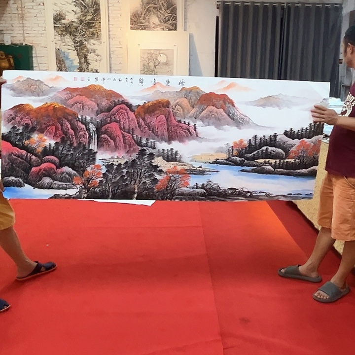 国画手绘国画作品