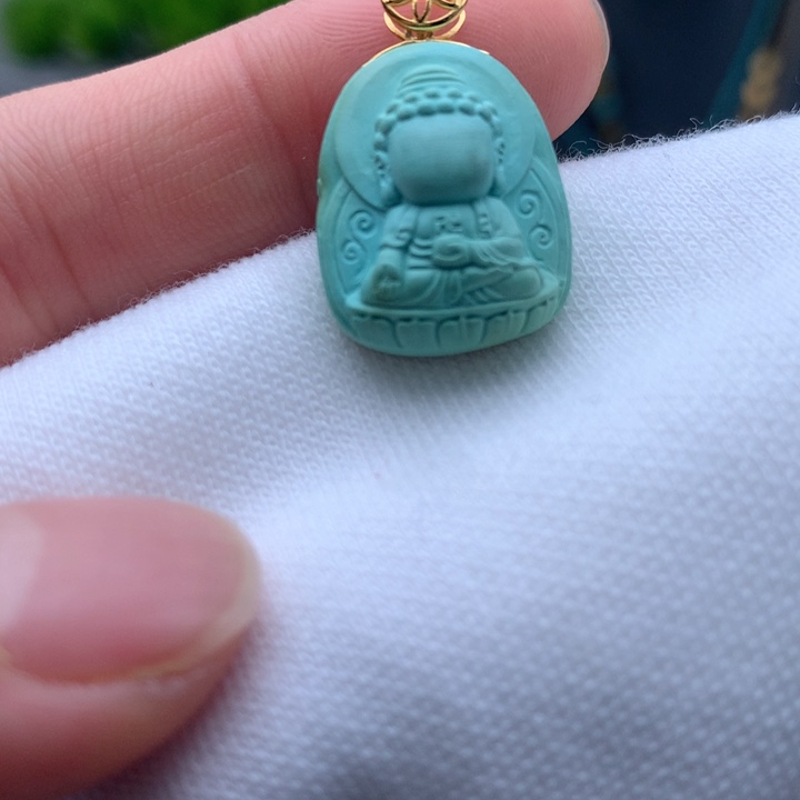 绿松石绿松石配饰18K金镶嵌