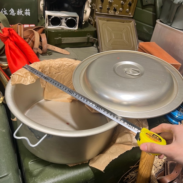 正品老行军锅铝锅1970