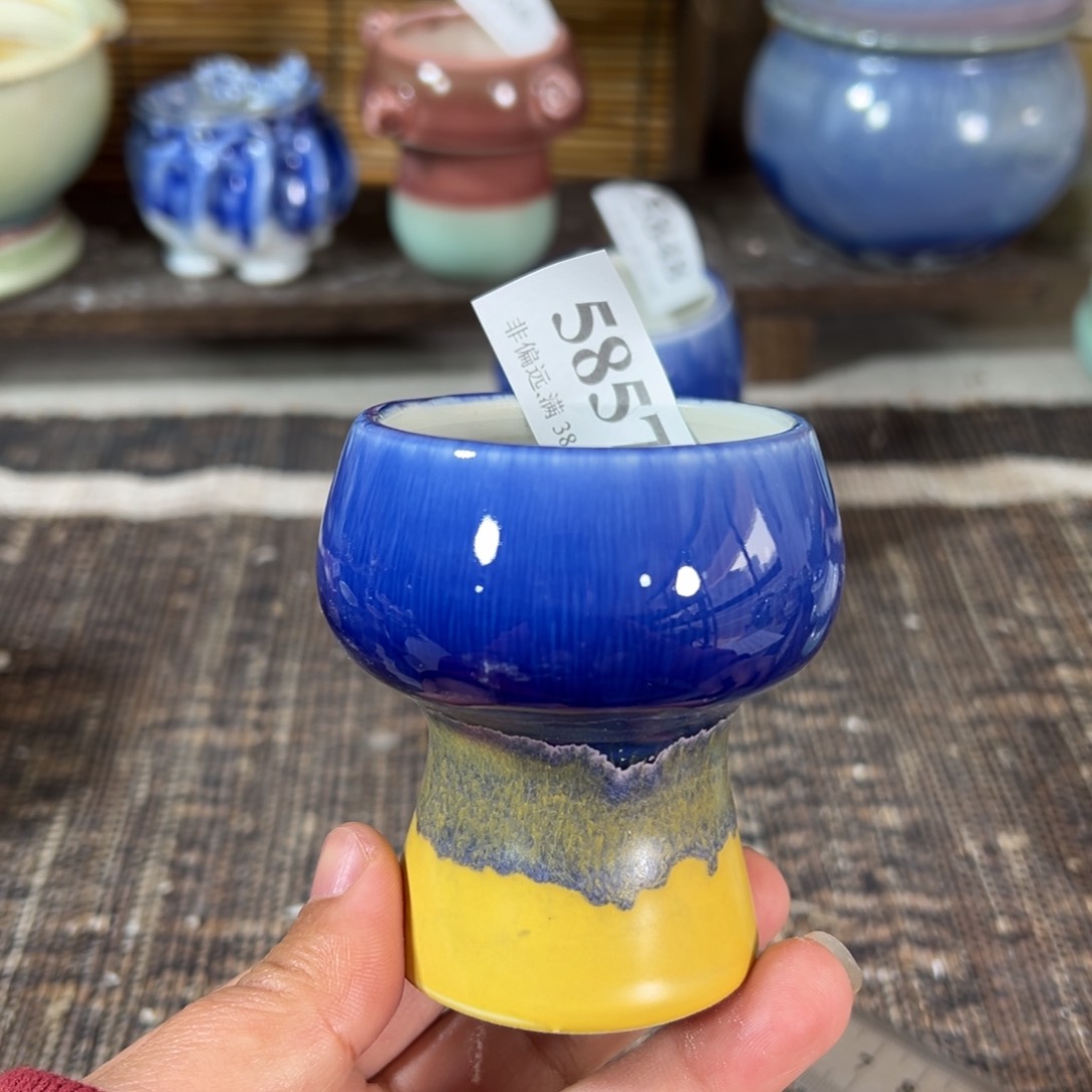 红陶景德镇手工花盆