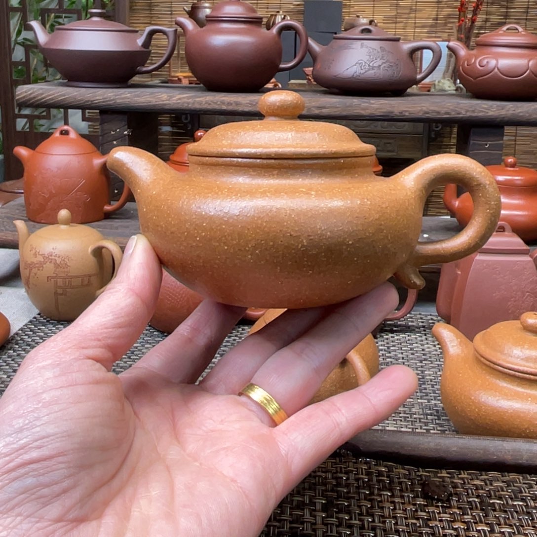 紫砂茶壶宜兴原矿紫砂手工制全220