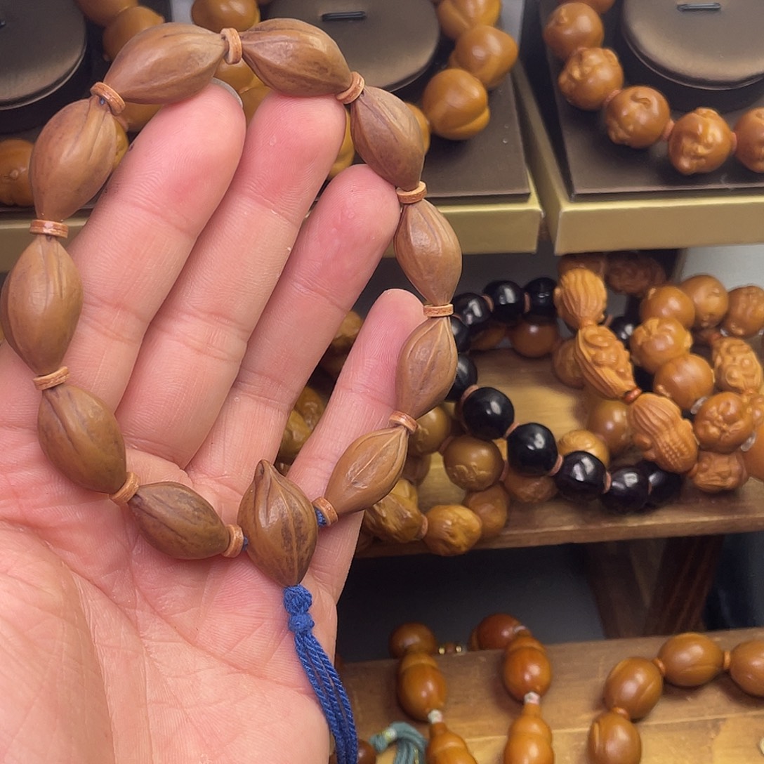 橄榄核手串/手链1.2小瓜子 紫皮