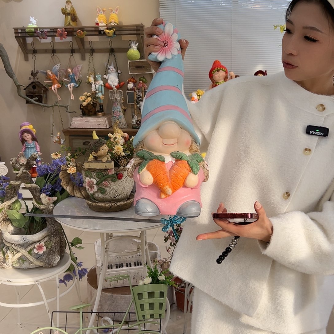 花园摆件红红火火