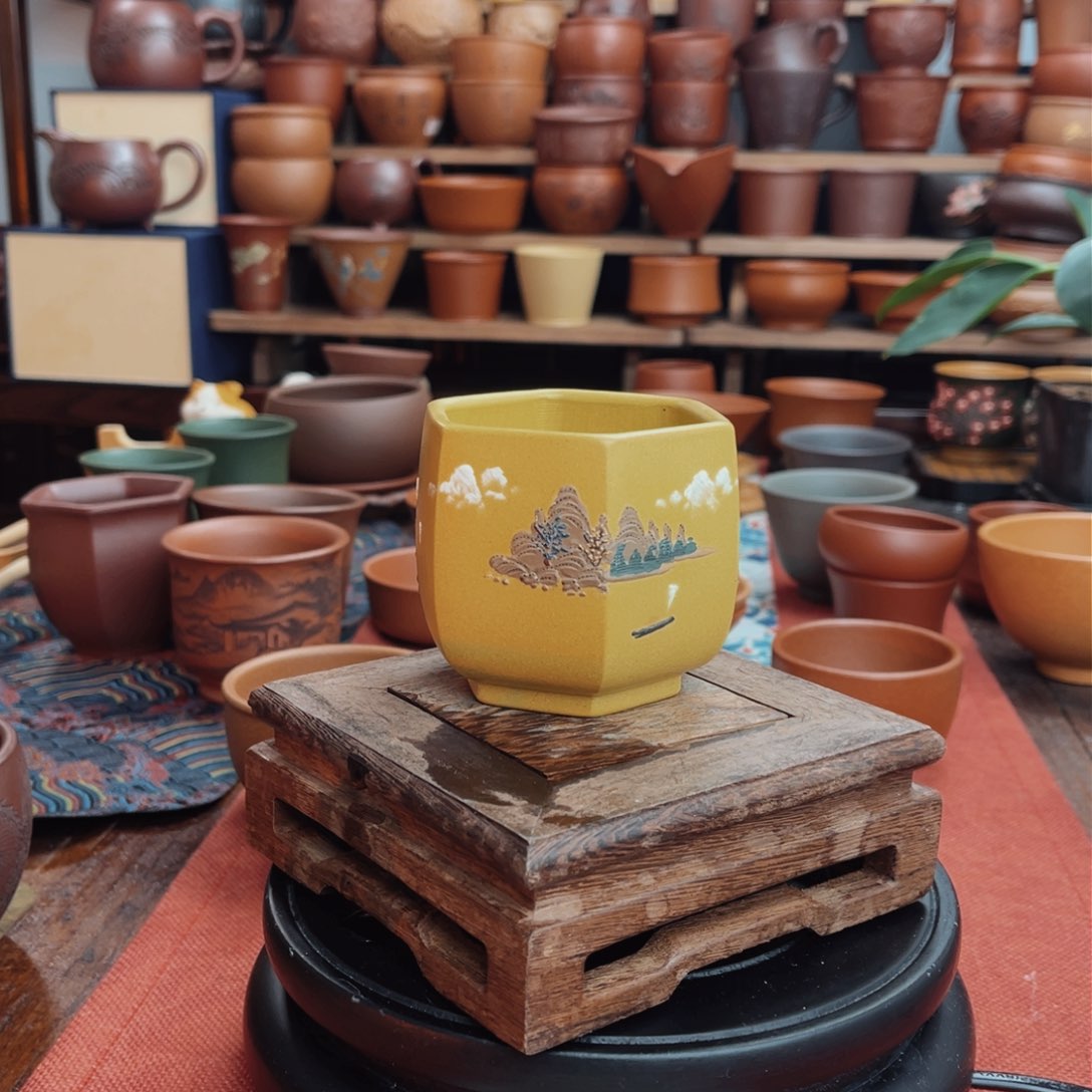 紫砂茶杯宜兴紫砂