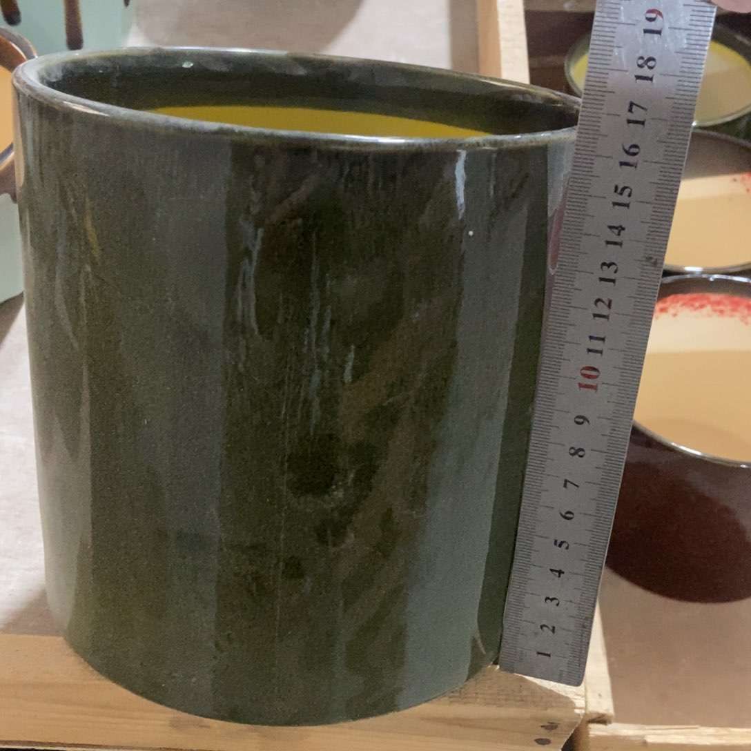 红陶高温陶瓷花盆