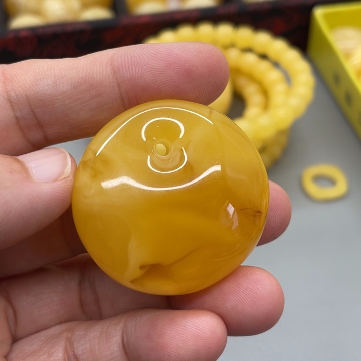 裸石琥珀未镶嵌蜜蜡