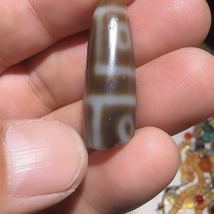 藏区老天珠保老漂亮