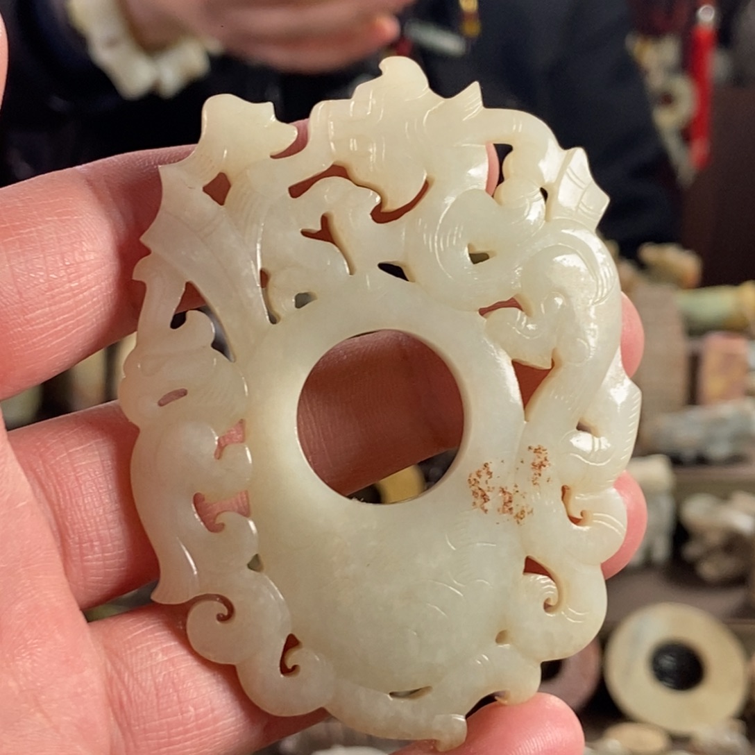 和田玉挂件未镶嵌高**水