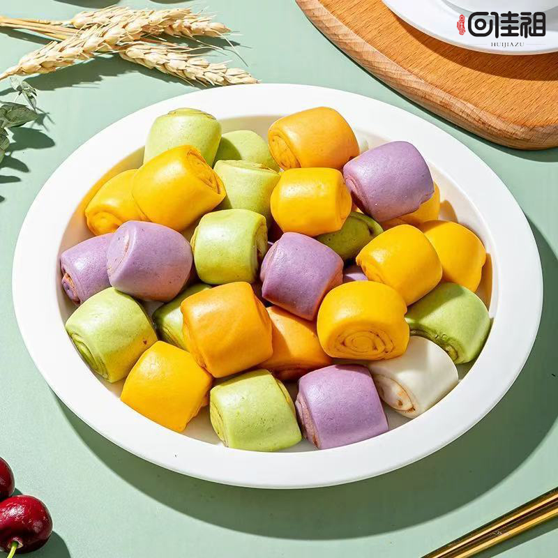 【回佳祖】果蔬小馒头宝宝小学生营养健康早餐速冻即食包子