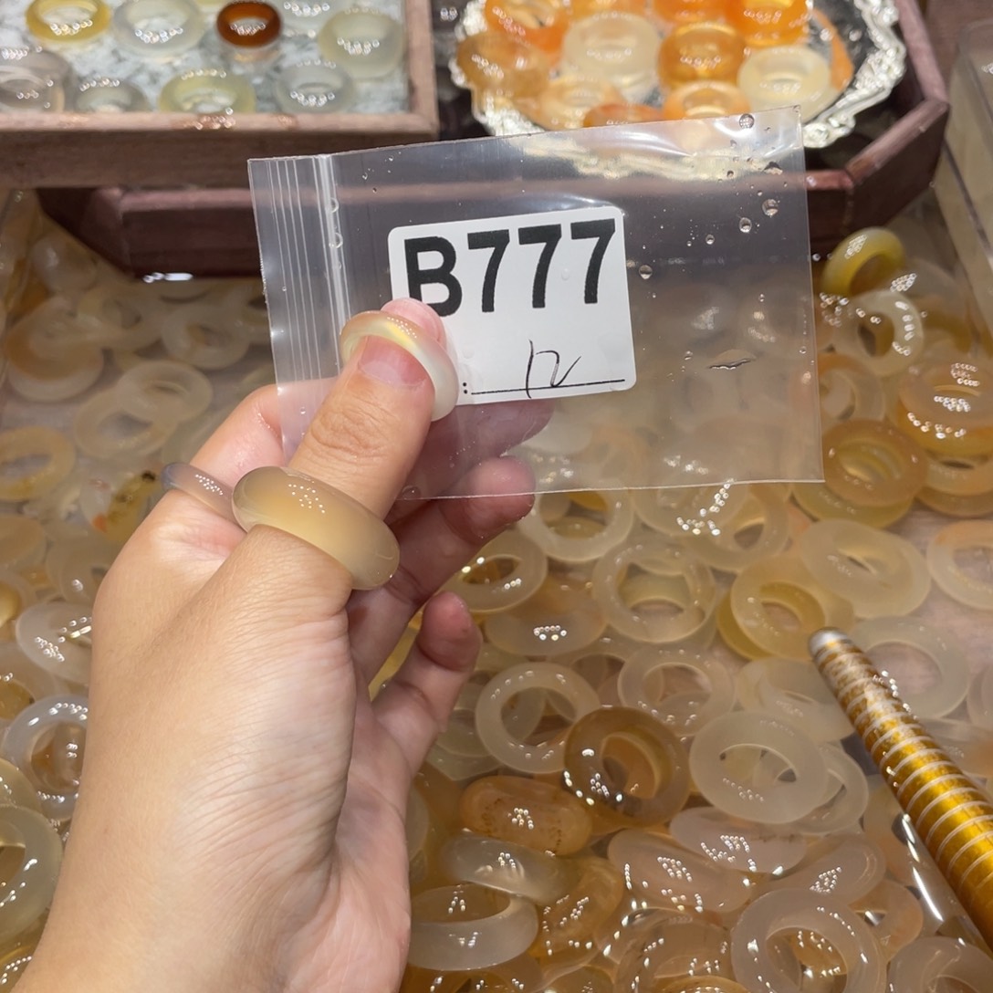 玛瑙/玉髓未镶嵌戒指777