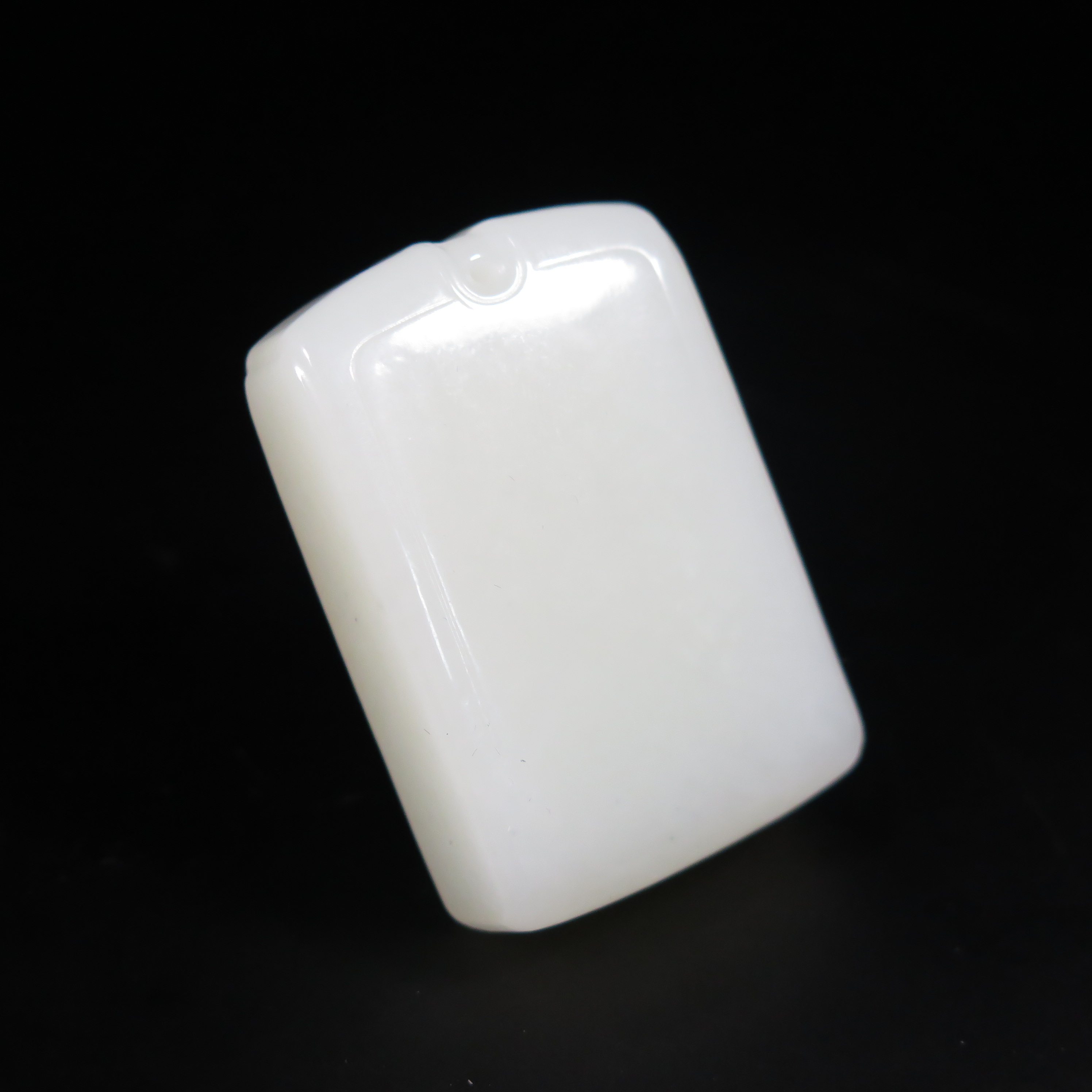 民国玉平安牌/HY584286/和田玉/槐荫山房