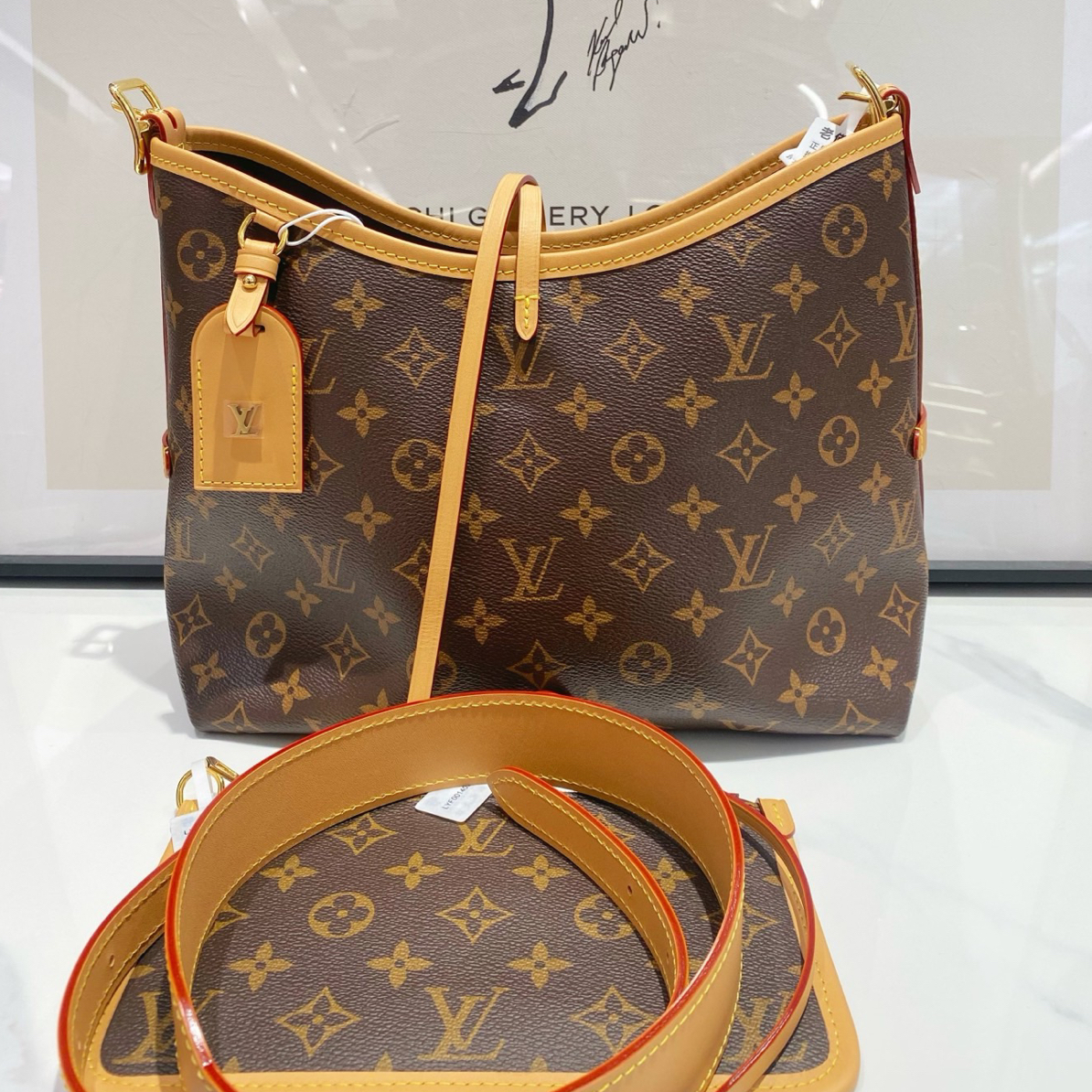 未使用 LouisVuitton/路易威登 lv carryall小号 （16000）