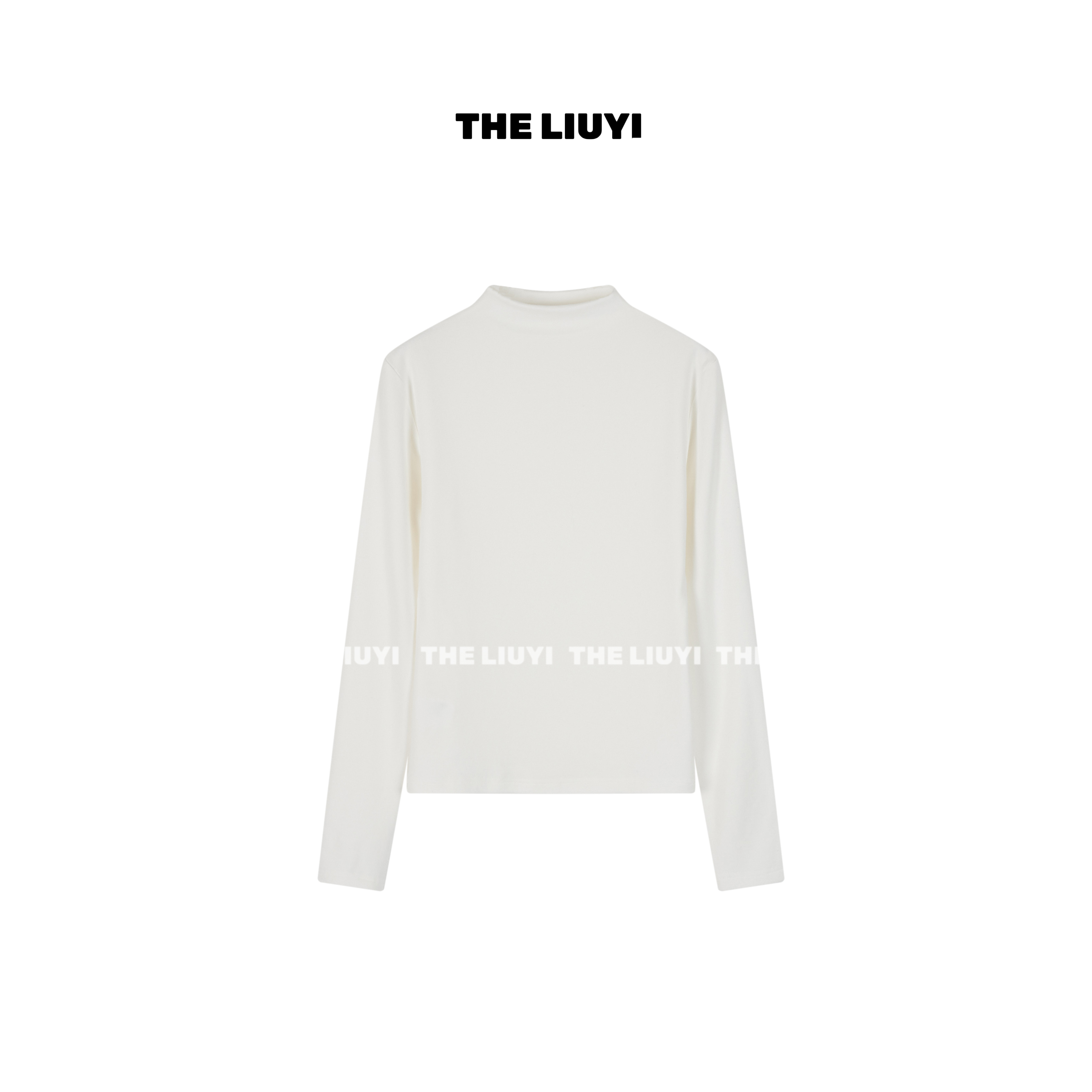 【LIUYI】土豆泥~半高领加绒修身长袖内搭打底T恤510231