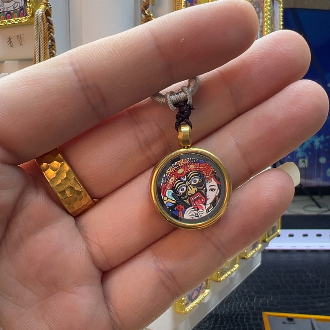 吊坠点赞点赞一步到位唐卡
