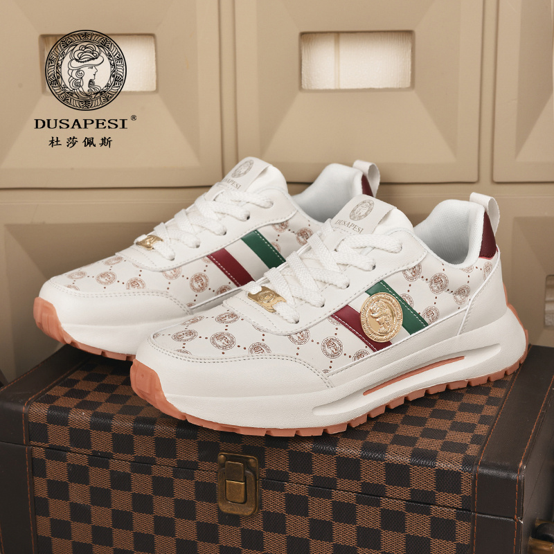 DUSAPESI/杜莎佩斯秋冬新款情侣款轻奢高级男鞋百搭时尚休闲鞋男